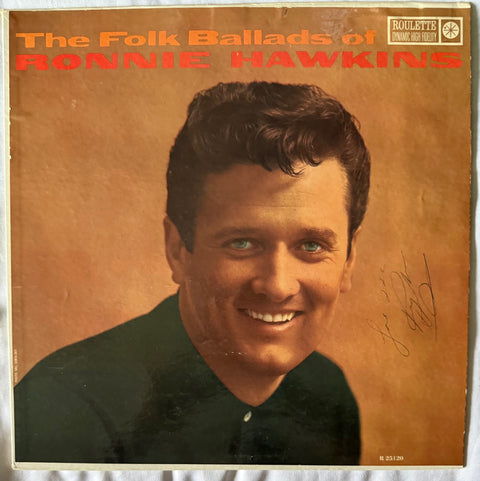 Front cover of Ronnie Hawkins – The Folk Ballads Of Ronnie Hawkins