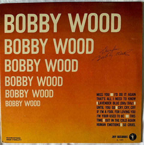 Front cover of Bobby Wood – Bobby Wood