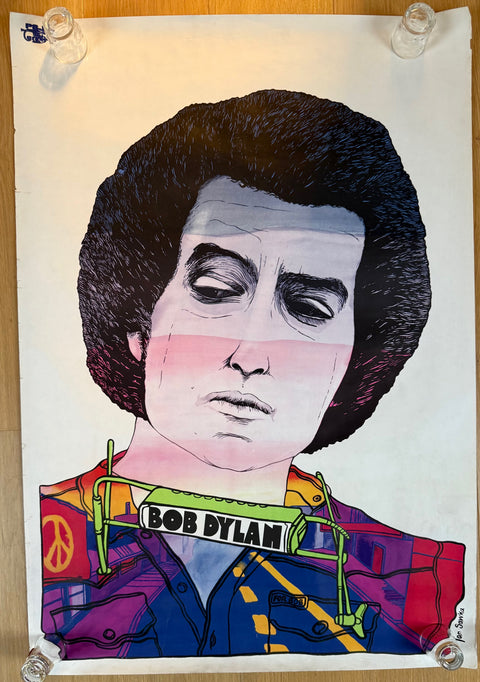 Bob Dylan by Jan Sawka poster