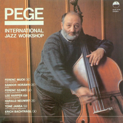 Front cover of Pege – International Jazz Workshop, Krém, Hungary, 1988