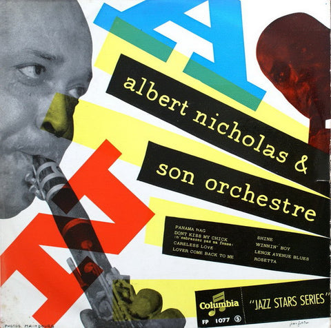 Front cover of Albert Nicholas & Son Orchestre – Albert Nicholas Quartet And Sextet, Columbia, France, 1956