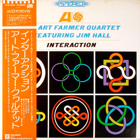 Front cover of The Art Farmer Quartet Featuring Jim Hall – Interaction, Atlantic, Japan, 1974