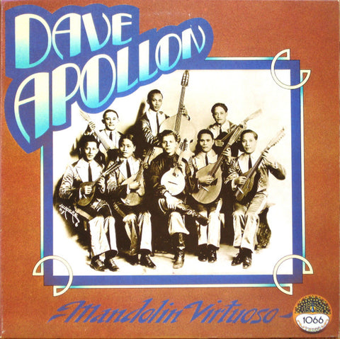 Front cover of Dave Apollon – Mandolin Virtuoso, Yazoo, US, 1988