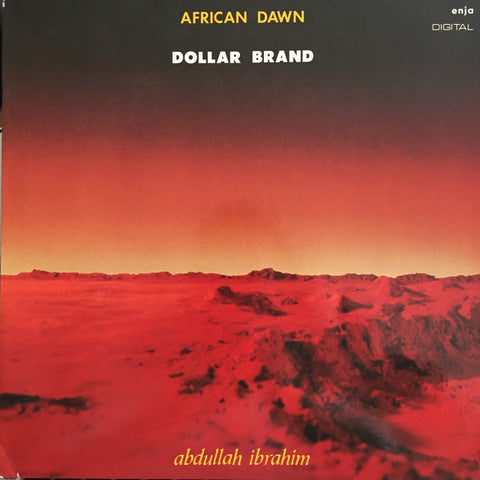Front cover of Dollar Brand, Abdullah Ibrahim – African Dawn, Enja Records, Germany, 1983