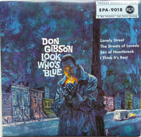 Front cover of Don Gibson – Look Who's Blue, RCA, Germany, 1961