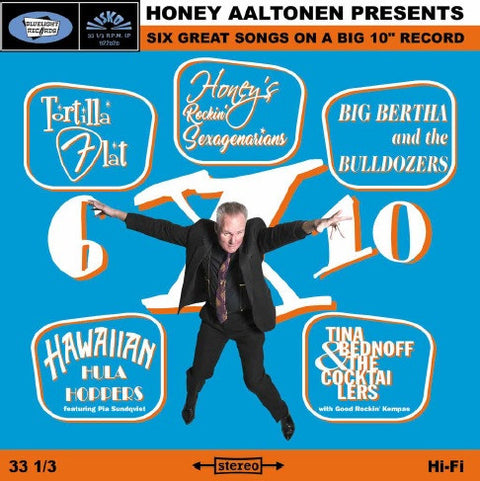 Front cover of Honey Aaltonen – Honey Aaltonen Presents: 6 X 10, Bluelight Records, Finland, 2020