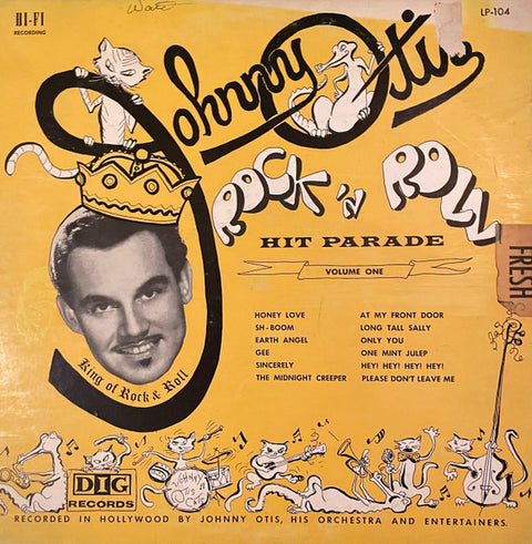 Front cover of Johnny Otis – Rock 'N Roll Hit Parade Volume 1, Dig Records, US, 1957