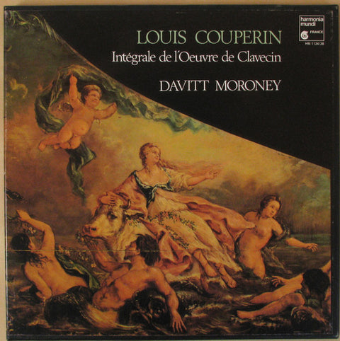 Front cover of Louis Couperin / Davitt Moroney – Intégrale de L'Œuvre de Clavecin, Harmonia Mundi France, France, 1983
