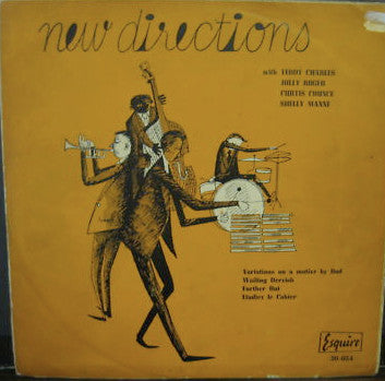 Front cover of Teddy Charles Quartet With Teddy Charles, Jolly Roger, Curtis Counce, Shelly Manne – New Directions, Esquire, UK, 1954