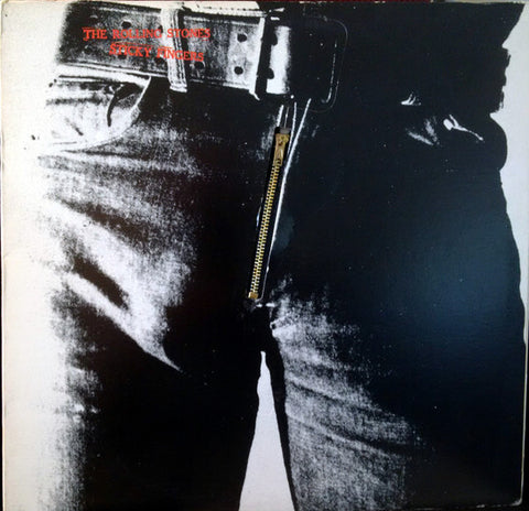 Front cover of The Rolling Stones – Sticky Fingers, Rolling Stones Records, Canada, 1977