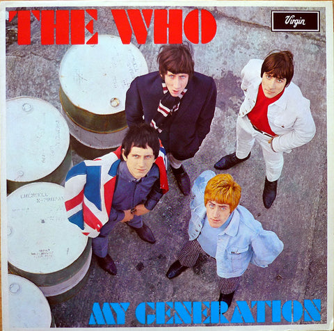 Front cover of The Who – My Generation, Virgin, UK, 1980