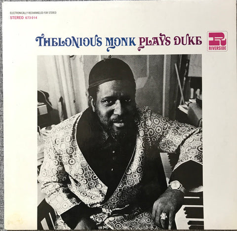 Front cover of Thelonious Monk – Thelonious Monk Plays Duke, Riverside Records, Germany, 1969