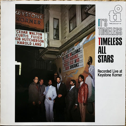Front cover of Timeless All Stars – It's Timeless (Recorded Live At Keystone Korner), Timeless, Netherlands, 1984