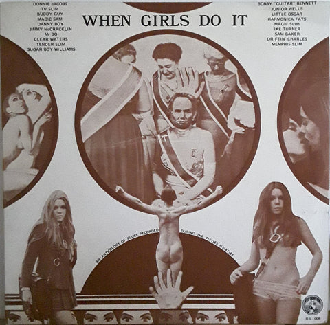 Front cover of Various – When Girls Do It, Red Lightnin', UK, 1971