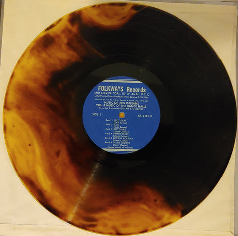 Front cover of Various – The Music Of New Orleans Volume 3: Music Of The Dance Halls, Folkways Records, US, 1959