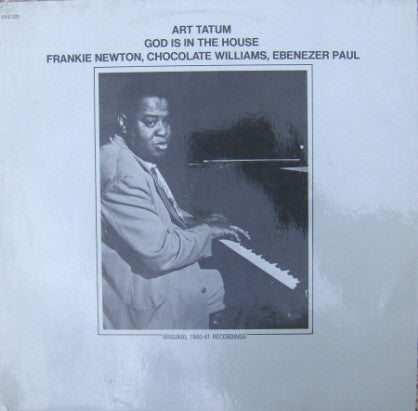 Front cover of Art Tatum – God Is In The House, Onyx Records, Germany, 1973
