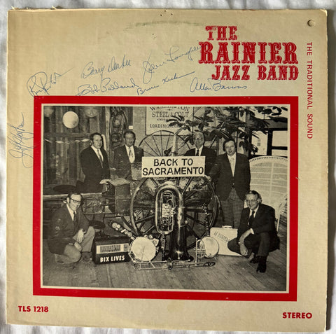 Front cover of The Rainier Jazz Band – Goes Back To Sacramento