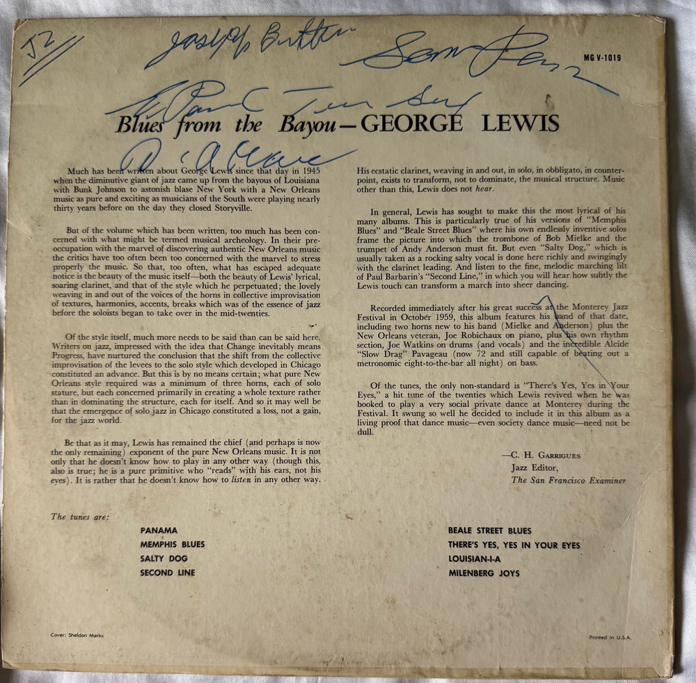 George Lewis And His Orchestra – Blues From The Bayou, image 2