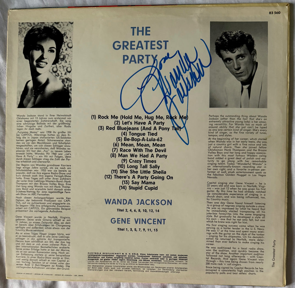 Front cover of Jackson / Vincent – The Greatest Party