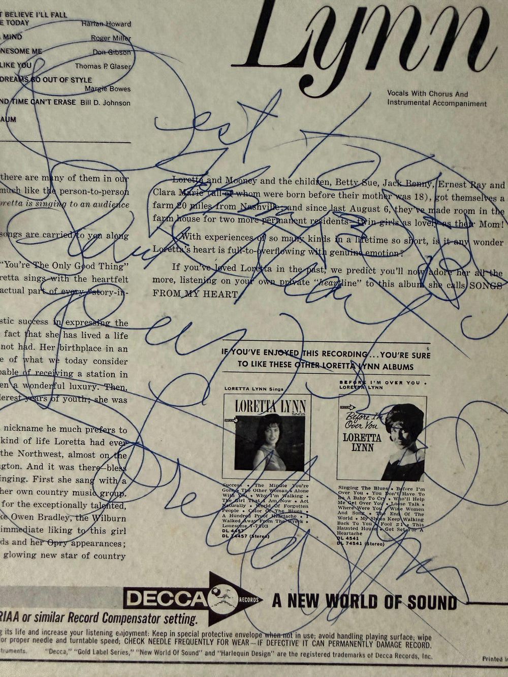 Loretta Lynn – Songs From My Heart, image 3