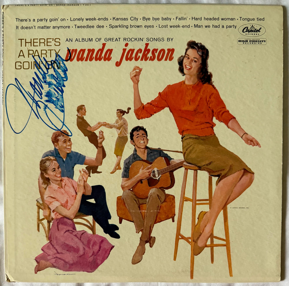 Front cover of Wanda Jackson – There's A Party Goin' On