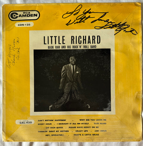 Front cover of Little Richard And Buck Ram – Little Richard