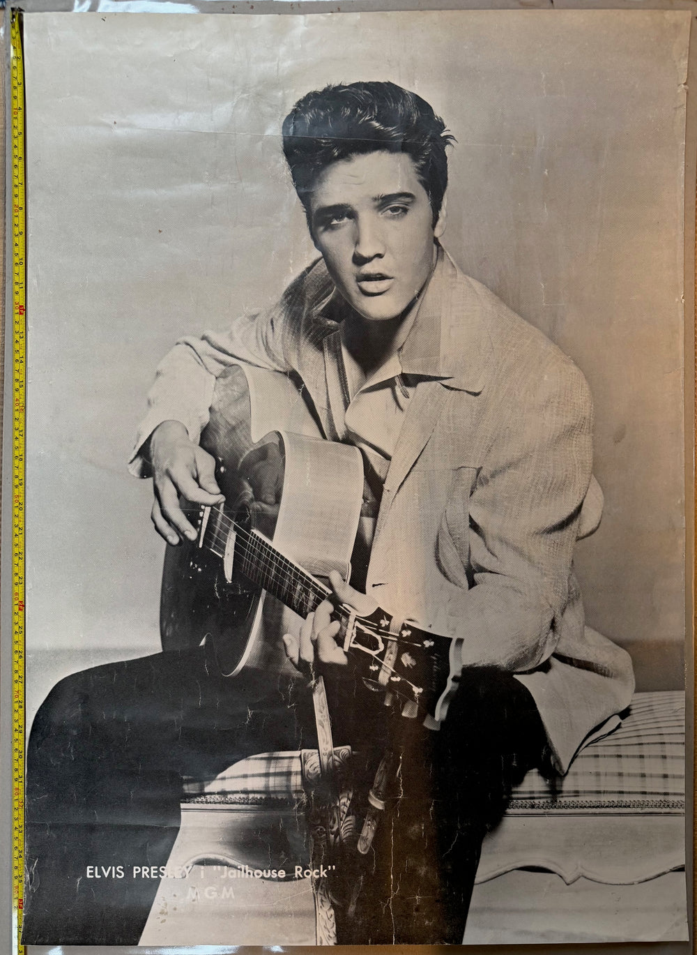 Elvis Presley "Jailhouse Rock" original Swedish movie poster