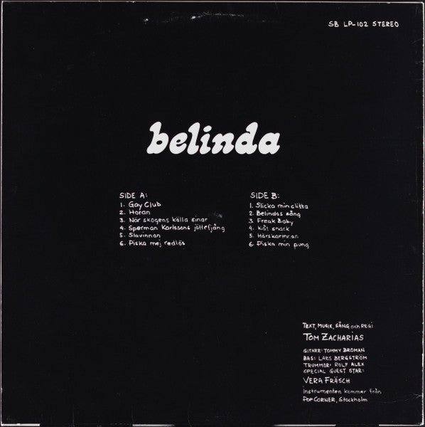 Tom Zacharias – Belinda, image 2