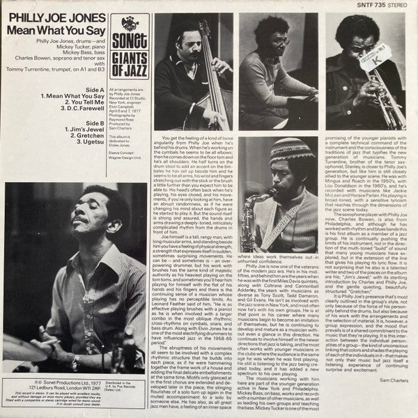 Philly Joe Jones – Mean What You Say, image 2