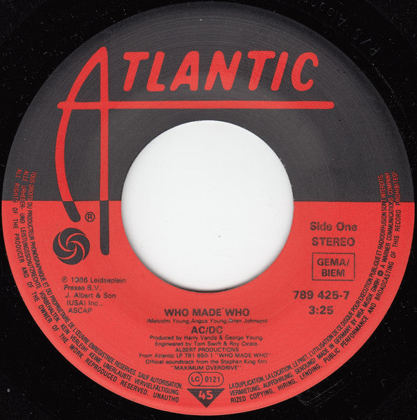 AC/DC – Who Made Who, image 3