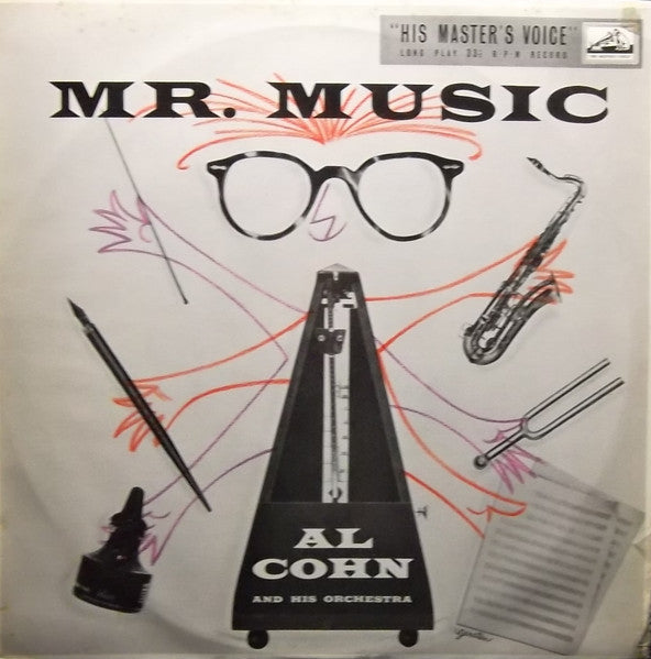 Front cover of Al Cohn And His Orchestra – Mr. Music, His Master's Voice, UK, 1956