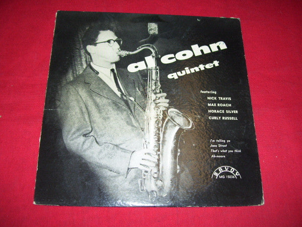 Front cover of Al Cohn Quintet – Al Cohn Quintet, Savoy Records, US, 1954