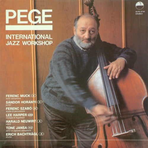 Front cover of Pege – International Jazz Workshop, Krém, Hungary, 1988
