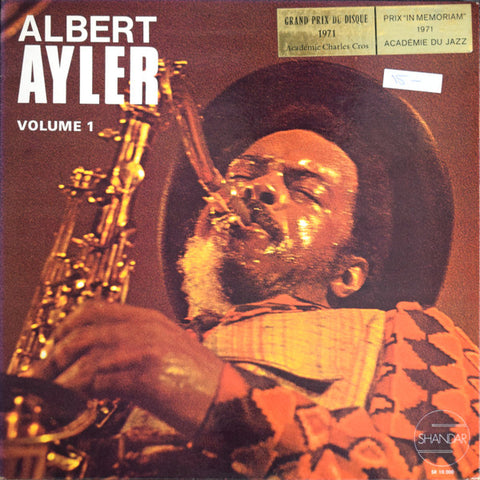 Front cover of Albert Ayler – Nuits De La Fondation Maeght Volume 1, Shandar, France, 1970