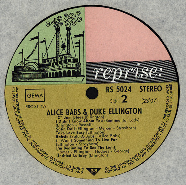 Alice Babs & Duke Ellington – Serenade To Sweden, image 4