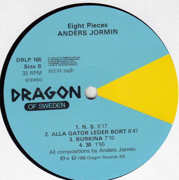 Anders Jormin – Eight Pieces, image 4