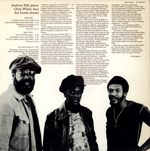 Andrew Hill Trio – Invitation, image 2