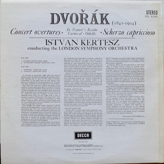 Dvořák, Kertesz, London Symphony – Concert Overtures ∙ Scherzo Capriccioso, image 2