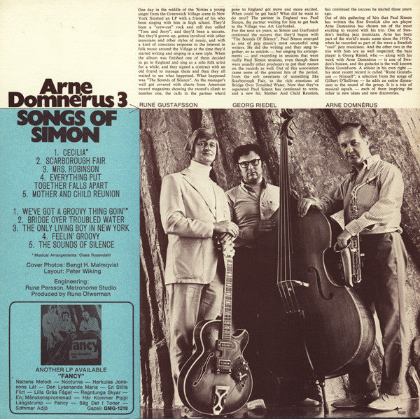 Arne Domnérus 3 – Songs Of Simon, image 2