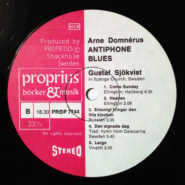 Arne Domnérus With Gustaf Sjökvist – Antiphone Blues, image 4