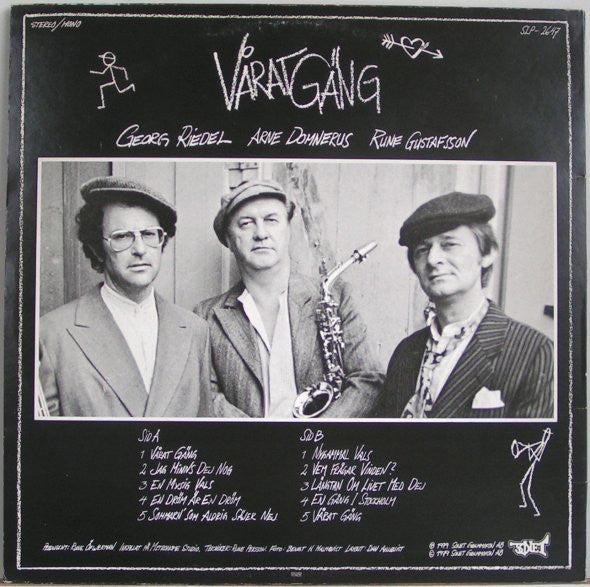 Arne Domnerus, Rune Gustafsson & Georg Riedel – Vårat Gäng, image 2