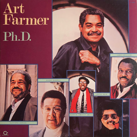 Front cover of Art Farmer – Ph.D., Contemporary Records, US, 1989