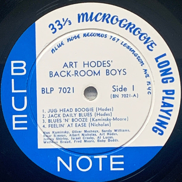 Art Hodes, Max Kaminsky, Albert Nicholas, Omer Simeon, Sandy Williams, Baby Dodds – Out Of The Back Room, image 3
