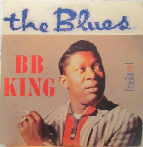 Front cover of B. B. King – The Blues, Crown Records, US, 1958
