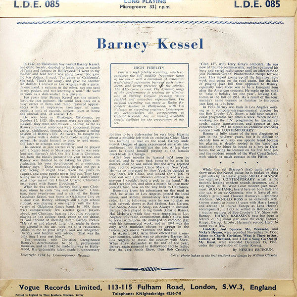 Barney Kessel – Barney Kessel, image 2
