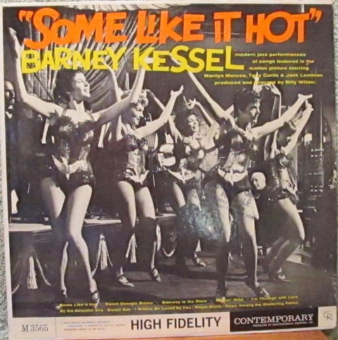 Front cover of Barney Kessel – Some Like It Hot, Contemporary Records, US, 1959