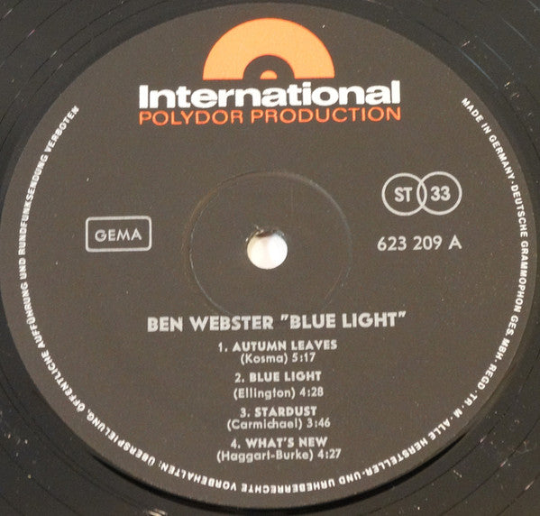 Ben Webster – Blue Light, image 3