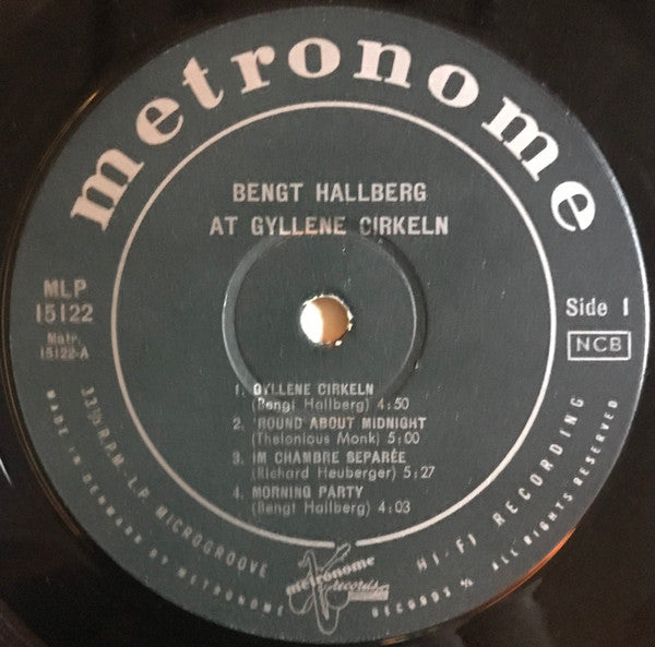 Bengt Hallberg – At Gyllene Cirkeln, image 3