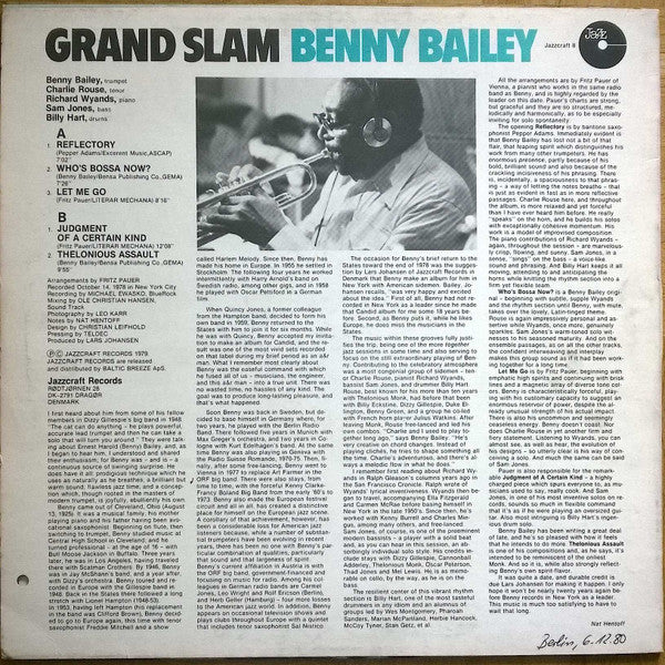 Benny Bailey – Grand Slam, image 2