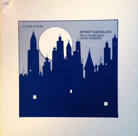 Front cover of Berndt Egerbladh Trio – As Time Goes By, Green Records, Sweden, 1984